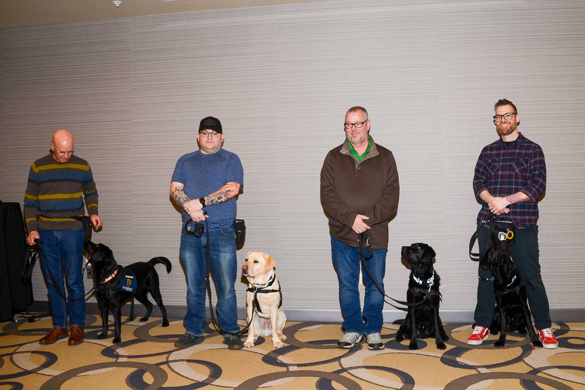 dog graduates from Dec 2024 Brigadoon dog grad 2